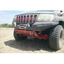 Osłona z Uchwytami do szarpania-holowania, czerwona : 99-04 Jeep Grand Cherokee WJ
